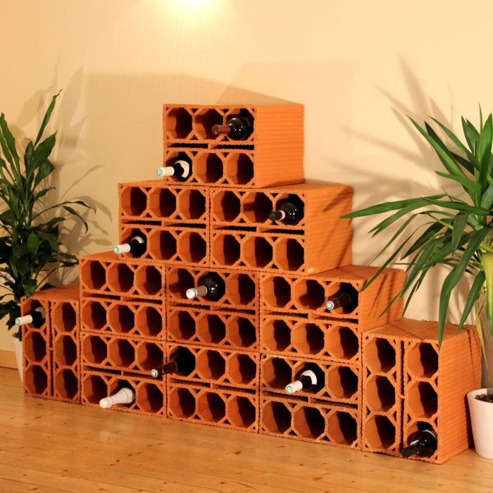 Clay Wine rack NIMES min. order 30 pcs.