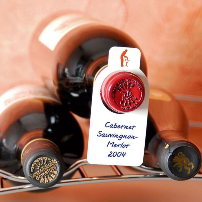 Wine bottle hang-tags