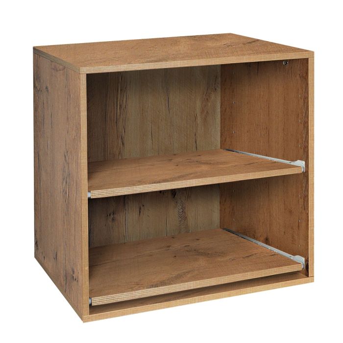 Module D 55 cm with 2 sliding shelves, country oak