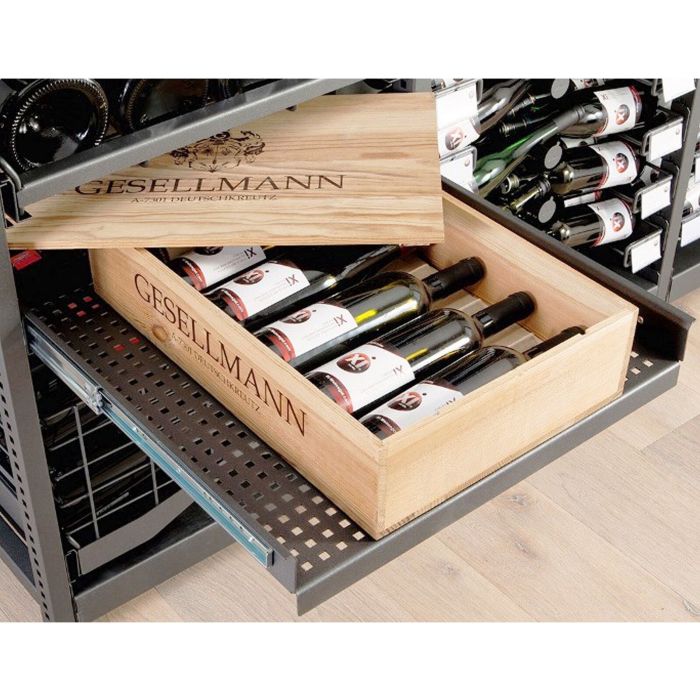 Full extension for wine crates to Xi wine rack Rack