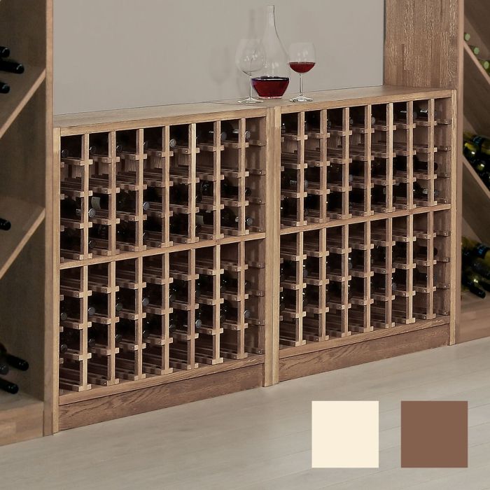 Solid Wood Wine Storage Rack  Wine Bottle and Glass Storage