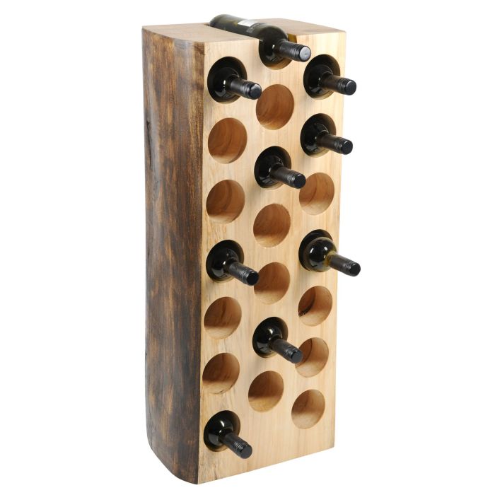 Tree trunk wine rack clearance