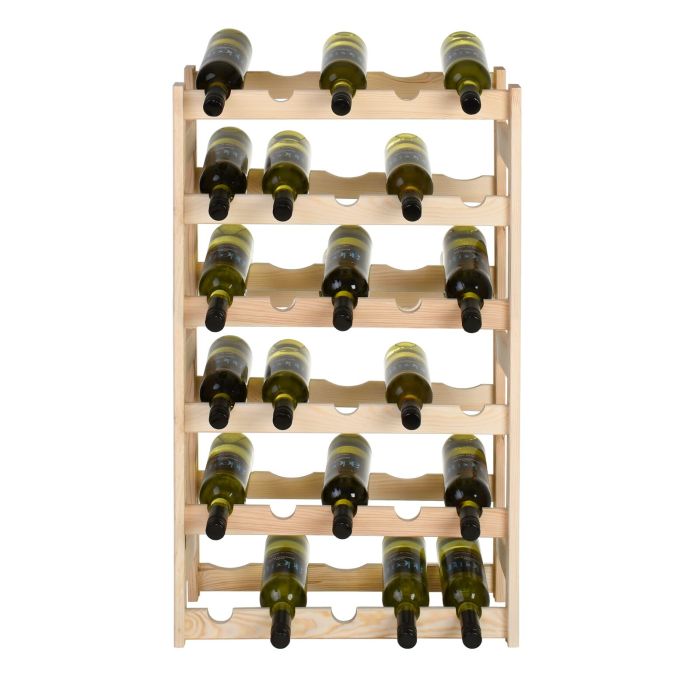 Wooden wine rack SIMPLEX, model 2, untreated