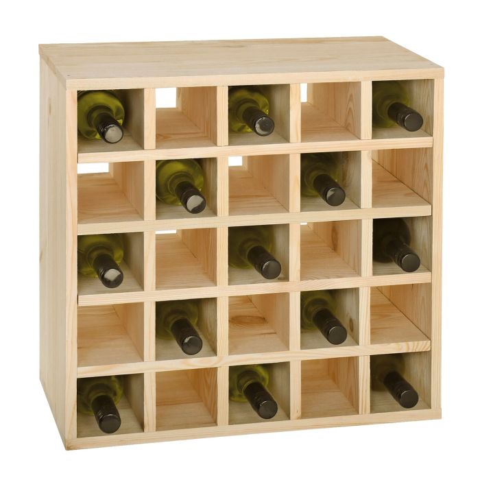 CUBE 52 wine rack system, untreated, module grid