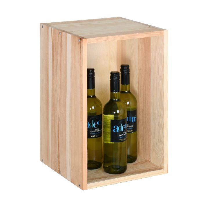 Wine storage wooden box VENETO, natural