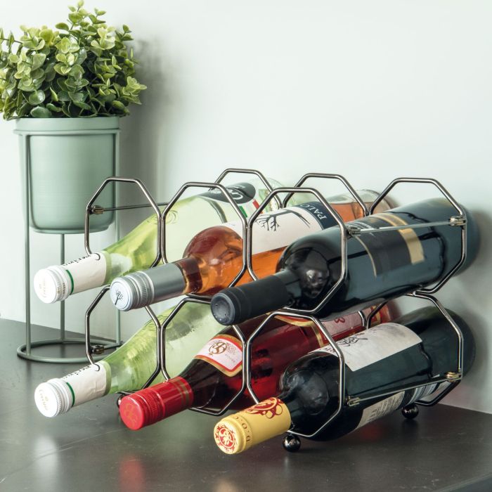 Metal wine rack LOIRE