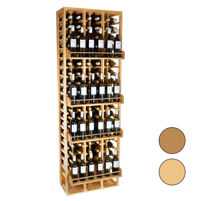 Wooden wine rack system PROVINALIA, module 11