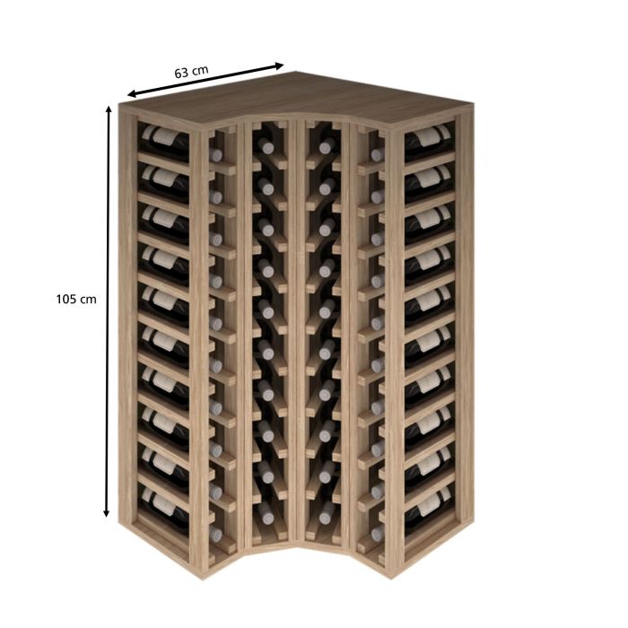 Wine rack PROVINALIA, module 9,oak