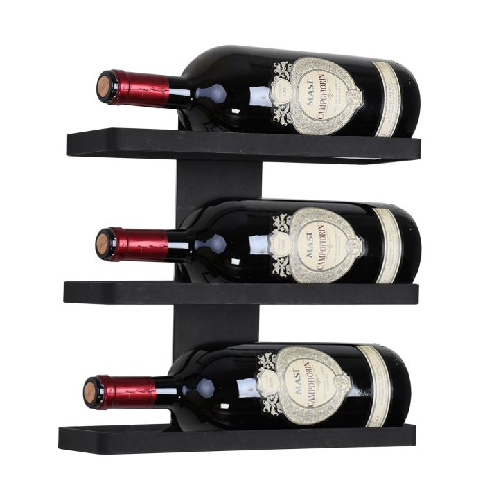 Wall Mounted Wine Rack for 3 Magnum Bottles