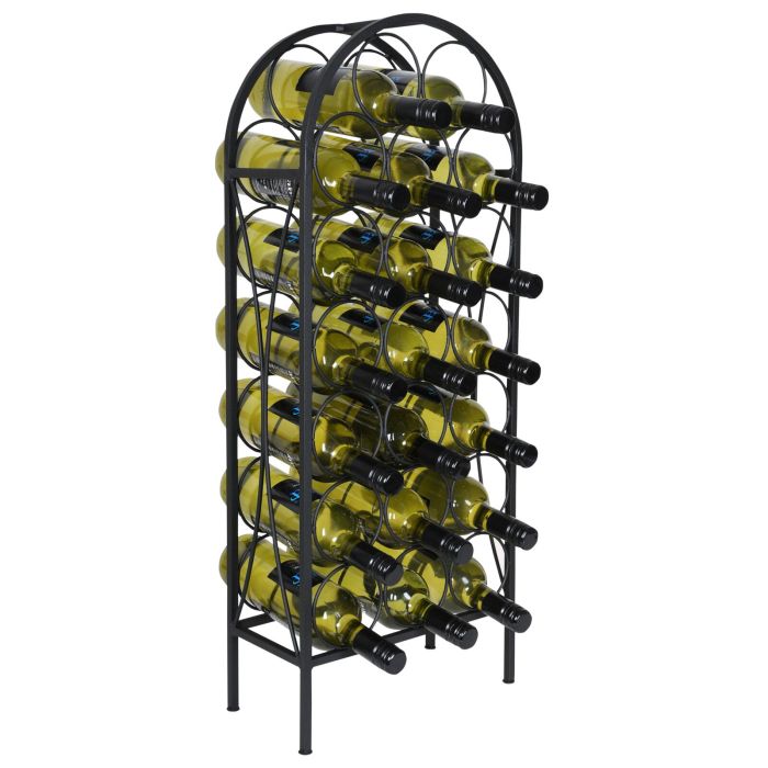 Steel wine online bottle holder