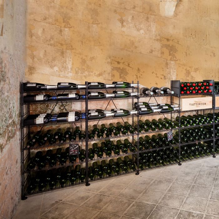 Wine rack system LA CAVE made of metal