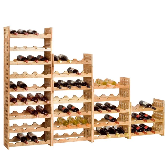 Wooden wine rack NORDIC