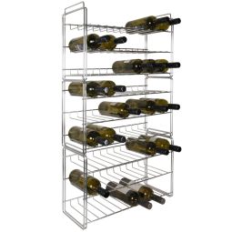 Metal wine rack SAUVIGNON chrome coated, set of 3