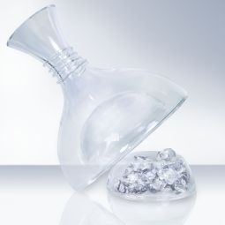 Decanter with ice cube bowl