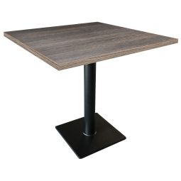 Bistro table CAVEPRO, wenge/ black, H 74,8 cm