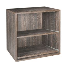 Rack module, 2 removable shelves, wenge, depth 55 cm