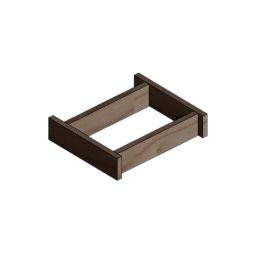 Plinth for narrow module, wenge