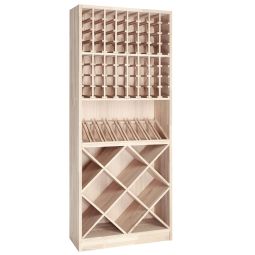 Wine rack PRESTIGE 3, natural oak