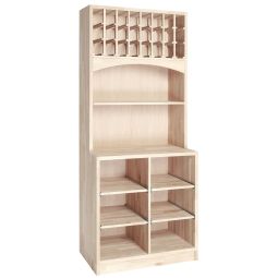 Wine rack PRESTIGE 6, natural oak