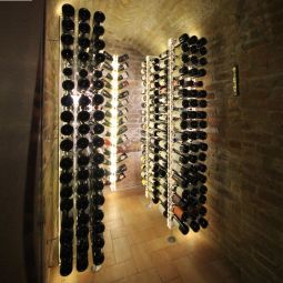 Acrylic wine rack ORVIETO TRIS, D 30 cm