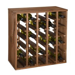 Wine rack 60 cm, module QUADRI, brown