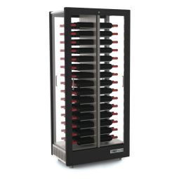 Wine cooling cabinet TECA VINO black frame