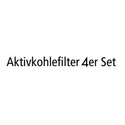 Activated carbon filter set of 4
