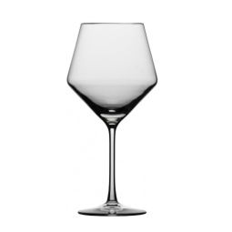 Burgundy glass "Pure", set of 6