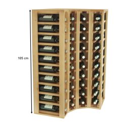 Wooden wine rack PROVINALIA, module 9