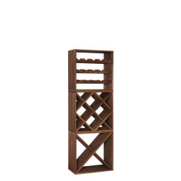 Wine rack CUBE 50,"standard" "diamond"+"X",3 piece set